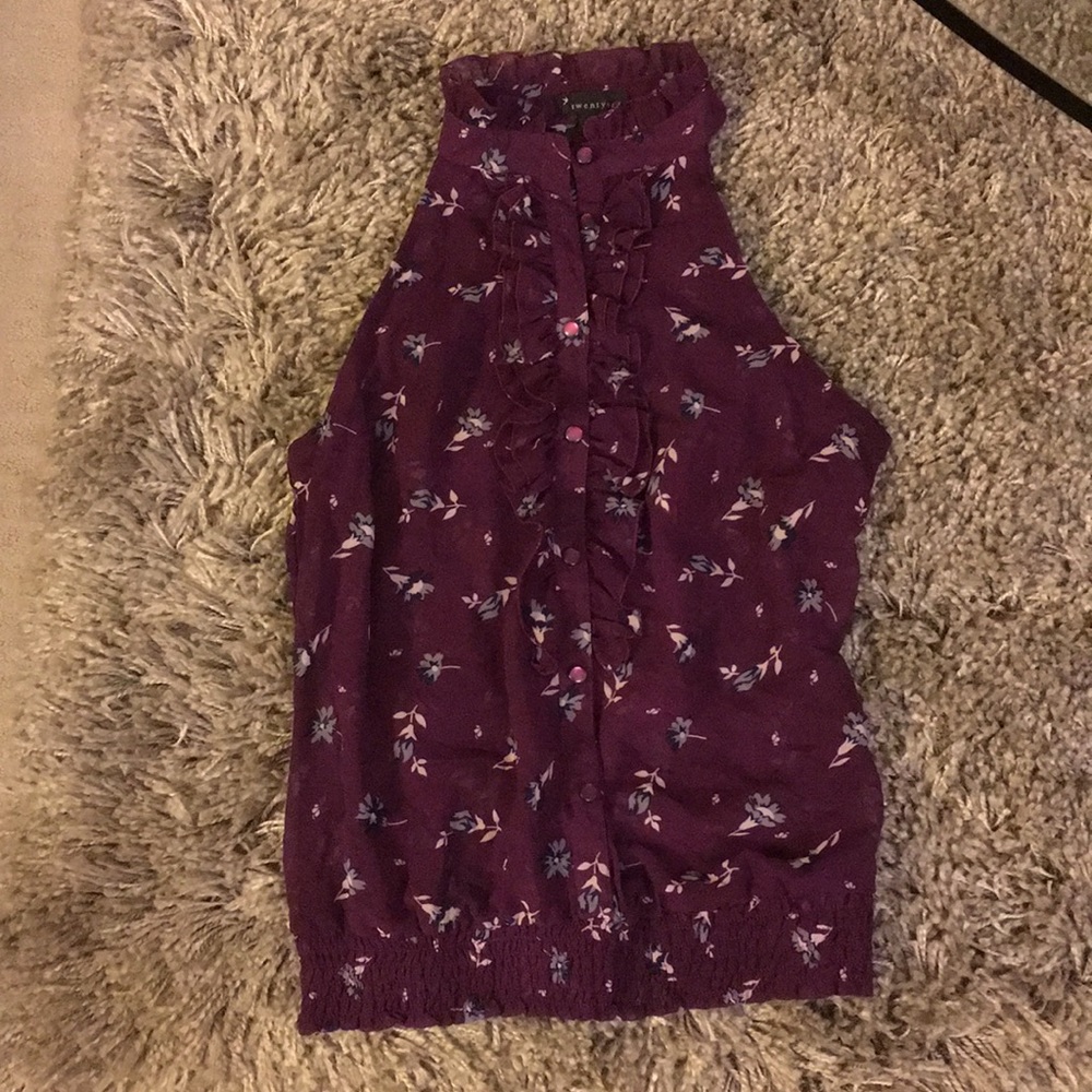 Chiffon floral top